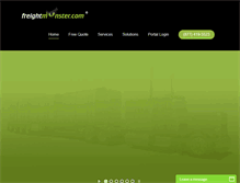 Tablet Screenshot of freightmonster.com
